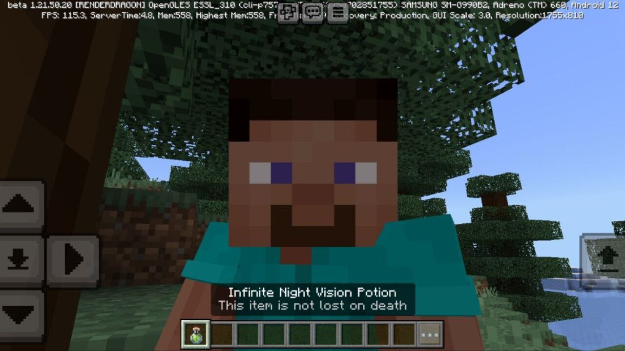 Potion from Lag Clear Mod for Minecraft PE