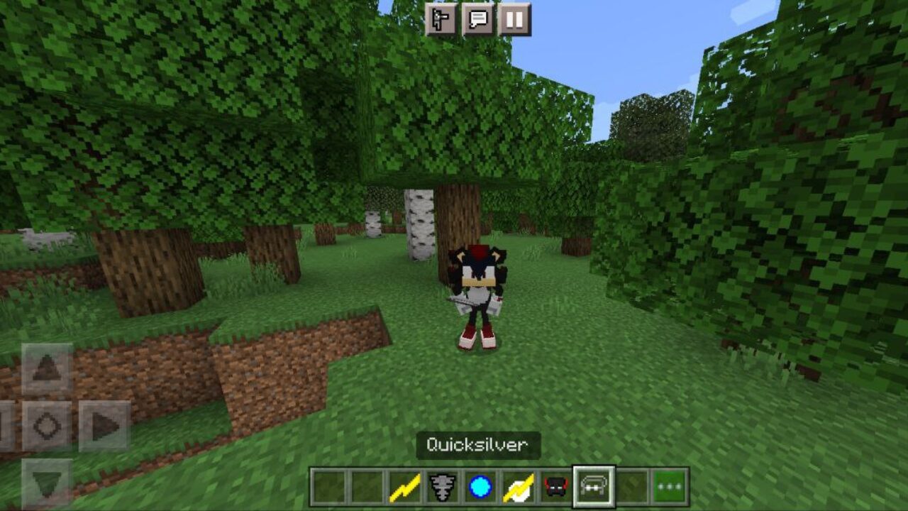 Quicksilver from Speedster-Era Mod for Minecraft PE