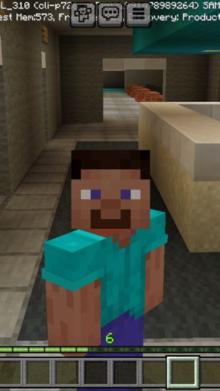 Reception from Horror Hospital Map for Minecraft PE