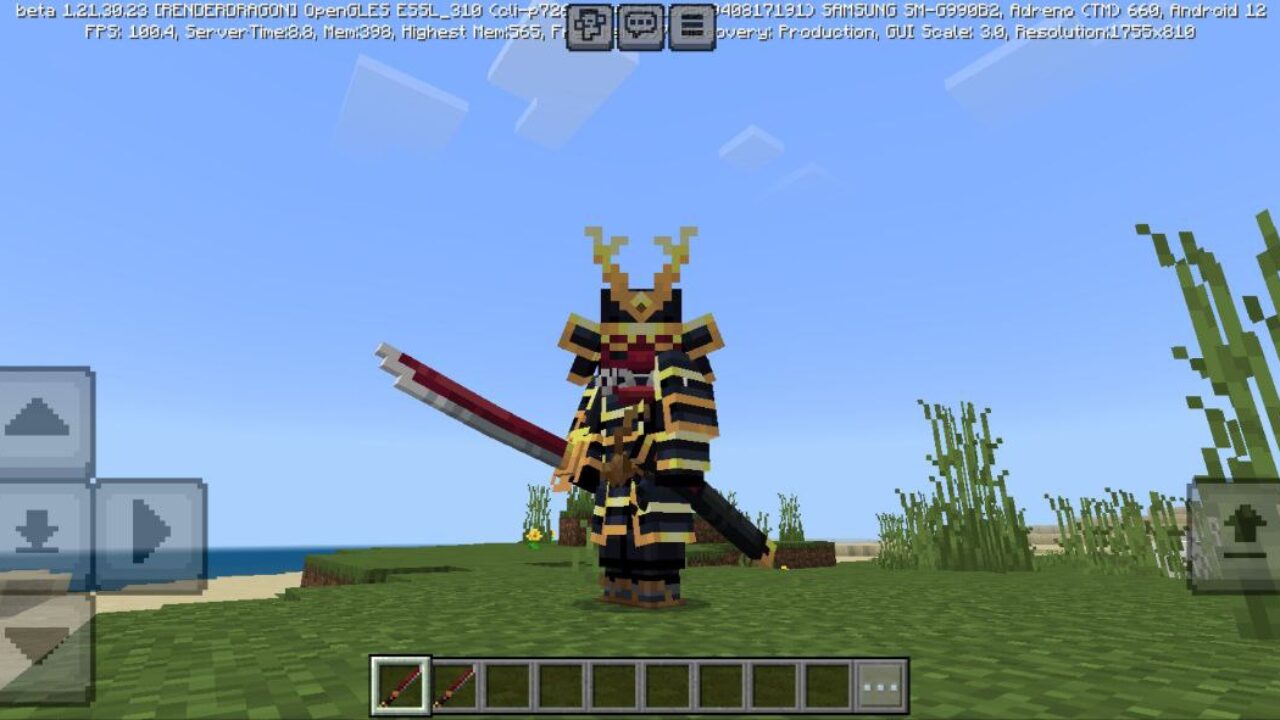 Samurai Mod for Minecraft PE