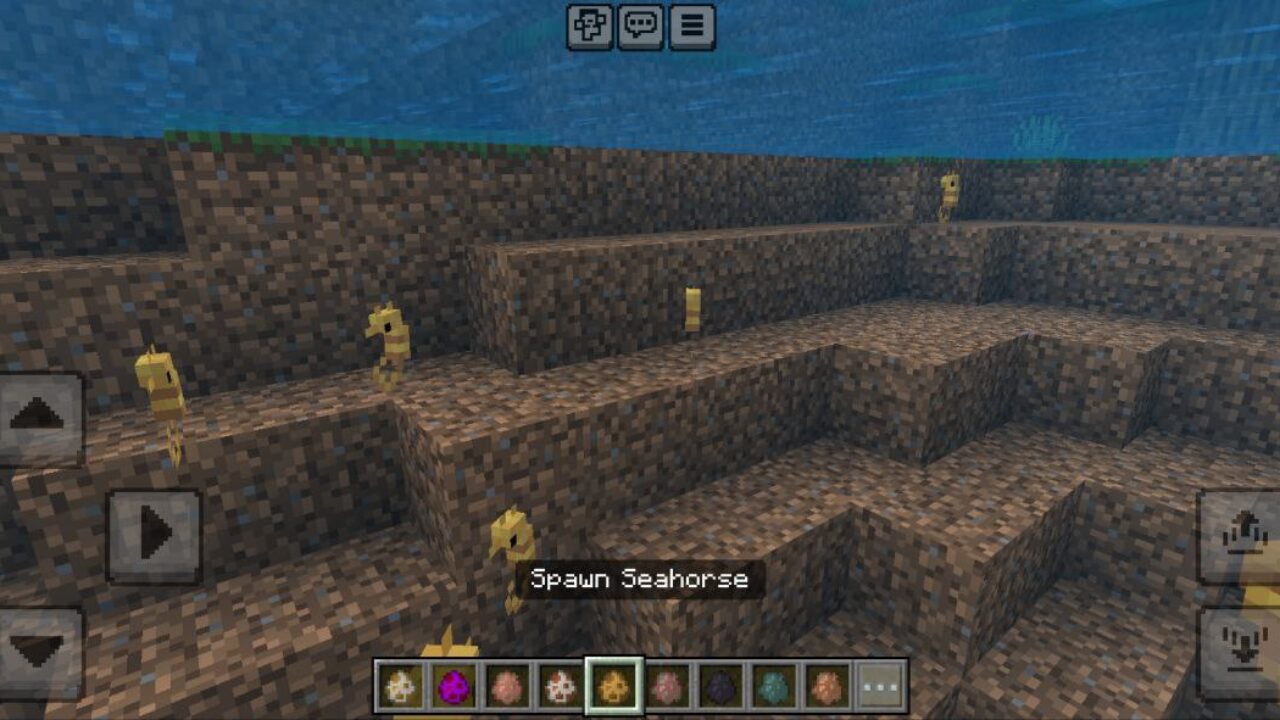 Seahorse from Extended Aquatic Bundle Mod for Minecraft PE