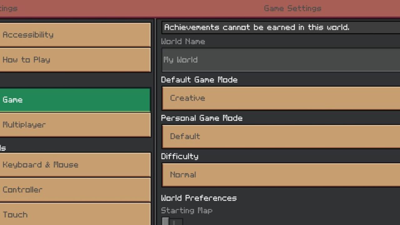 Settings from BlockPixel Fan Edition Texture Pack for Minecraft PE