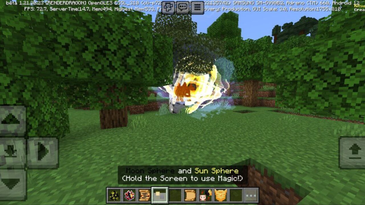 Sphere from Kitsune Boss Mod for Minecraft PE