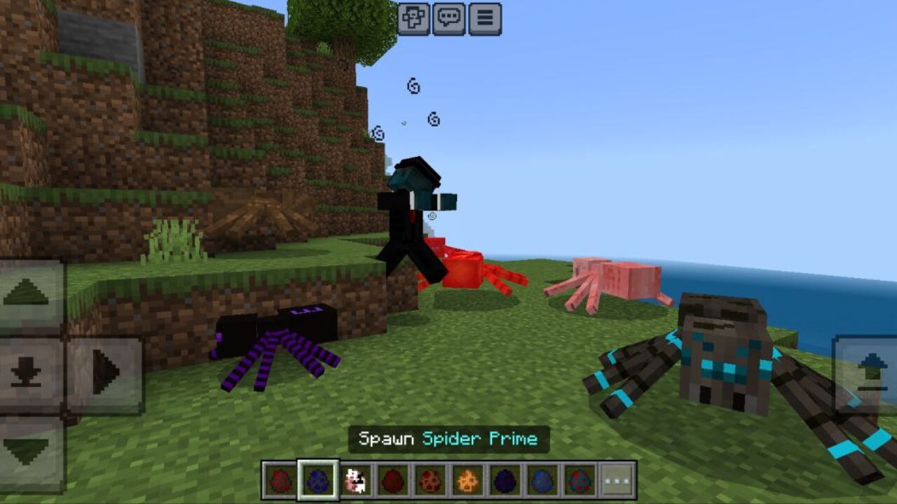 Spiders Mod for Minecraft PE