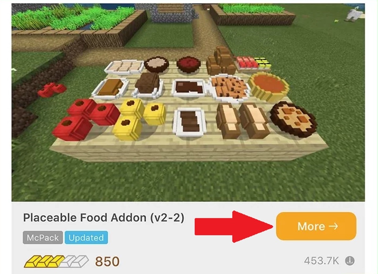 Choose More (Step 3 from Tutorial for Minecraft on IOS)