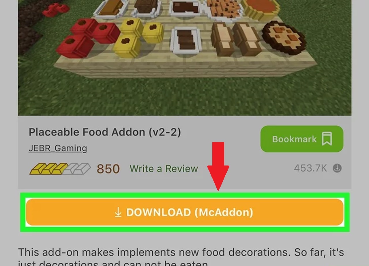 Download the file (Step 4 from Tutorial for Minecraft on IOS)