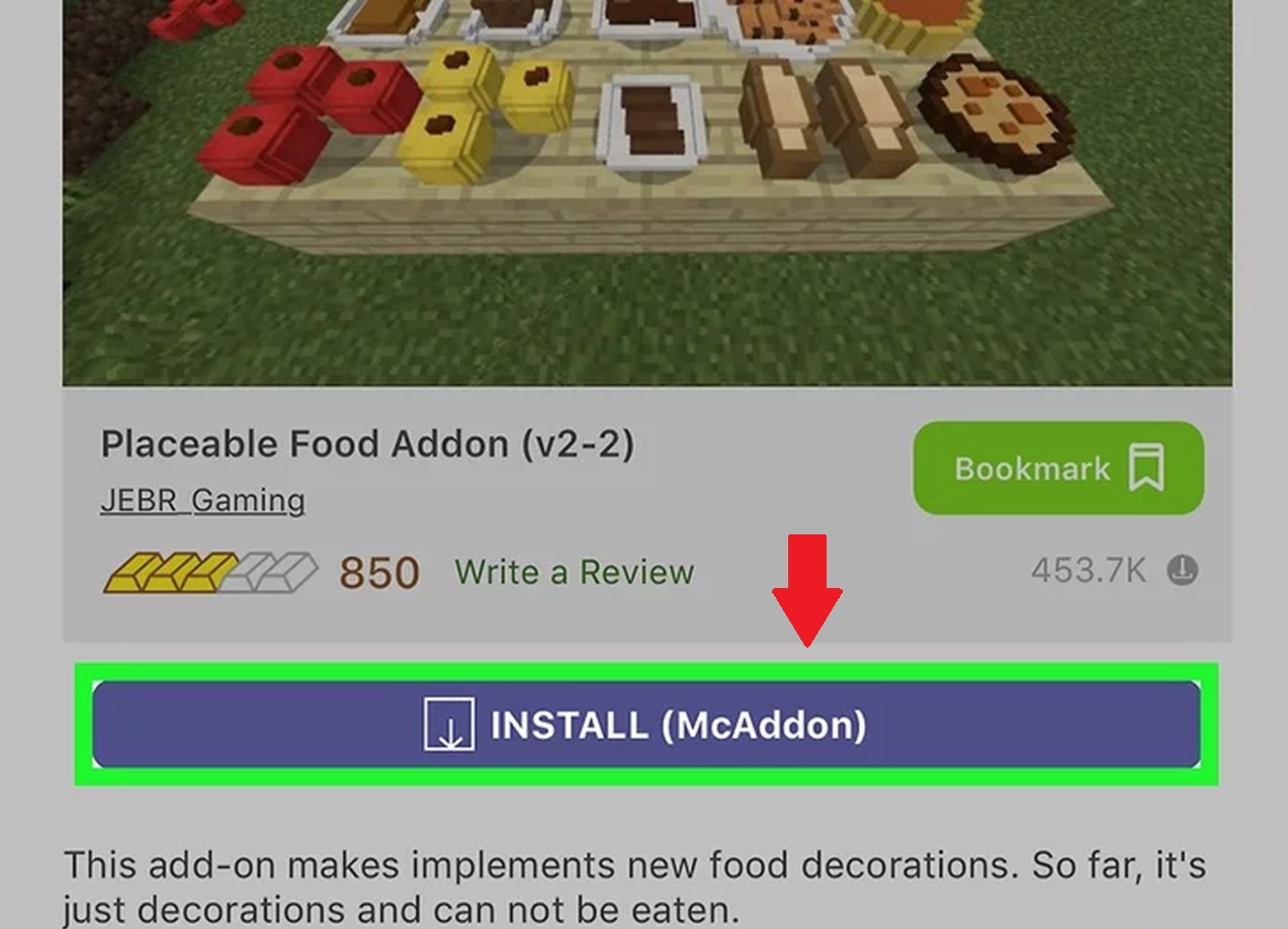 Install Addon (Step 6 from Tutorial for Minecraft on IOS)