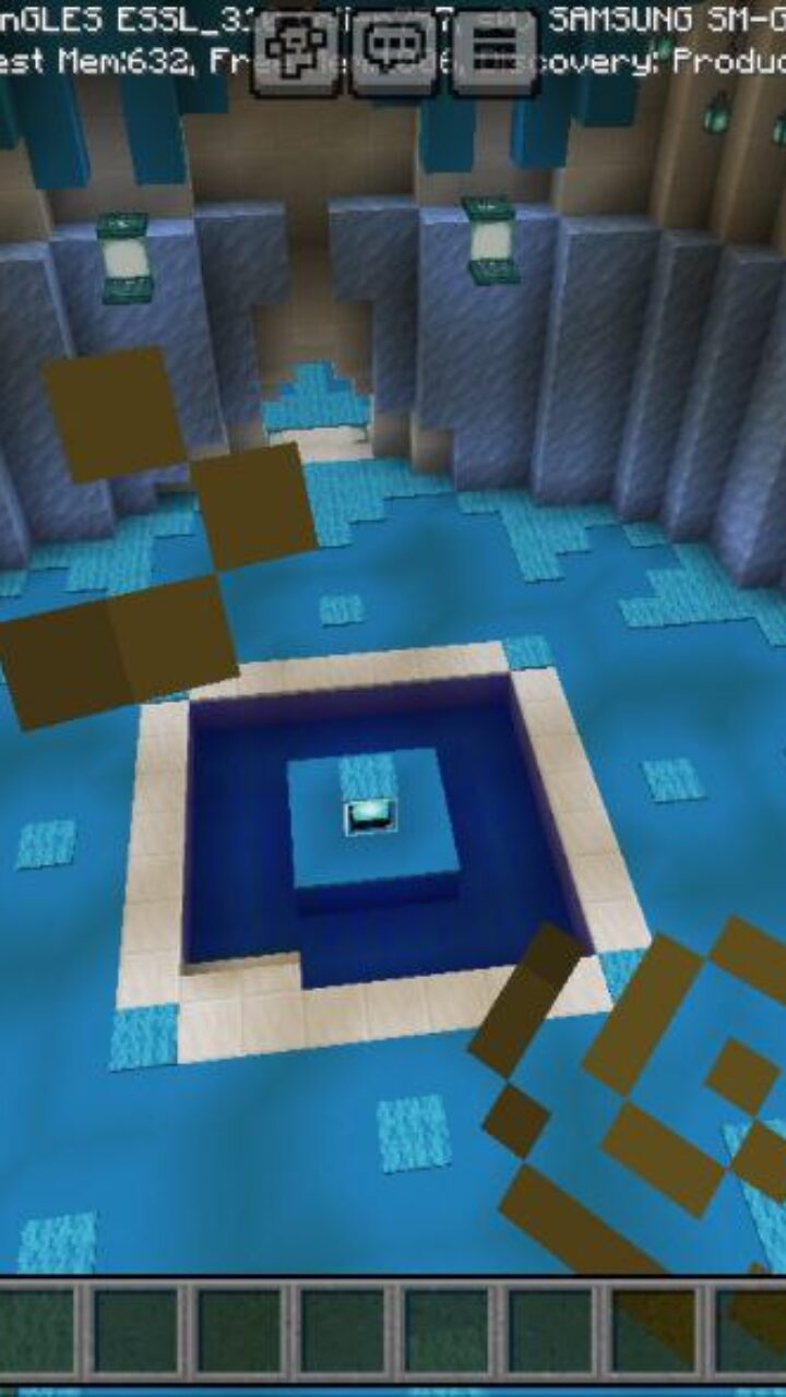 Top View from Neptune Map for Minecraft PE