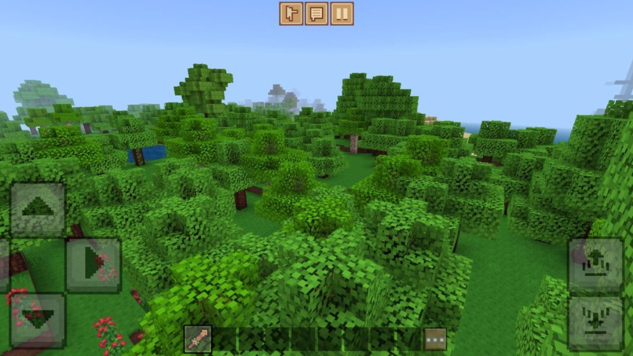 Trees from BlockPixel Fan Edition Texture Pack for Minecraft PE