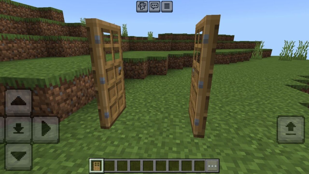 Wood from Double Doors Mod for Minecraft PE