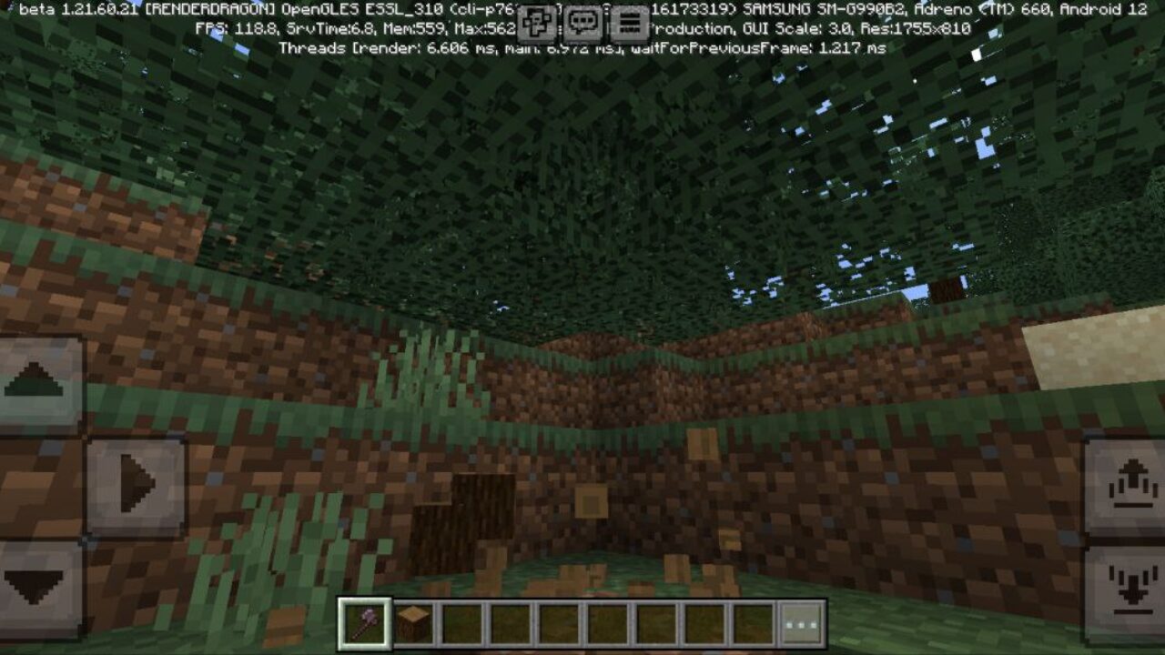 Abilities from Falling Minerals and Trees Mod for Minecraft PE