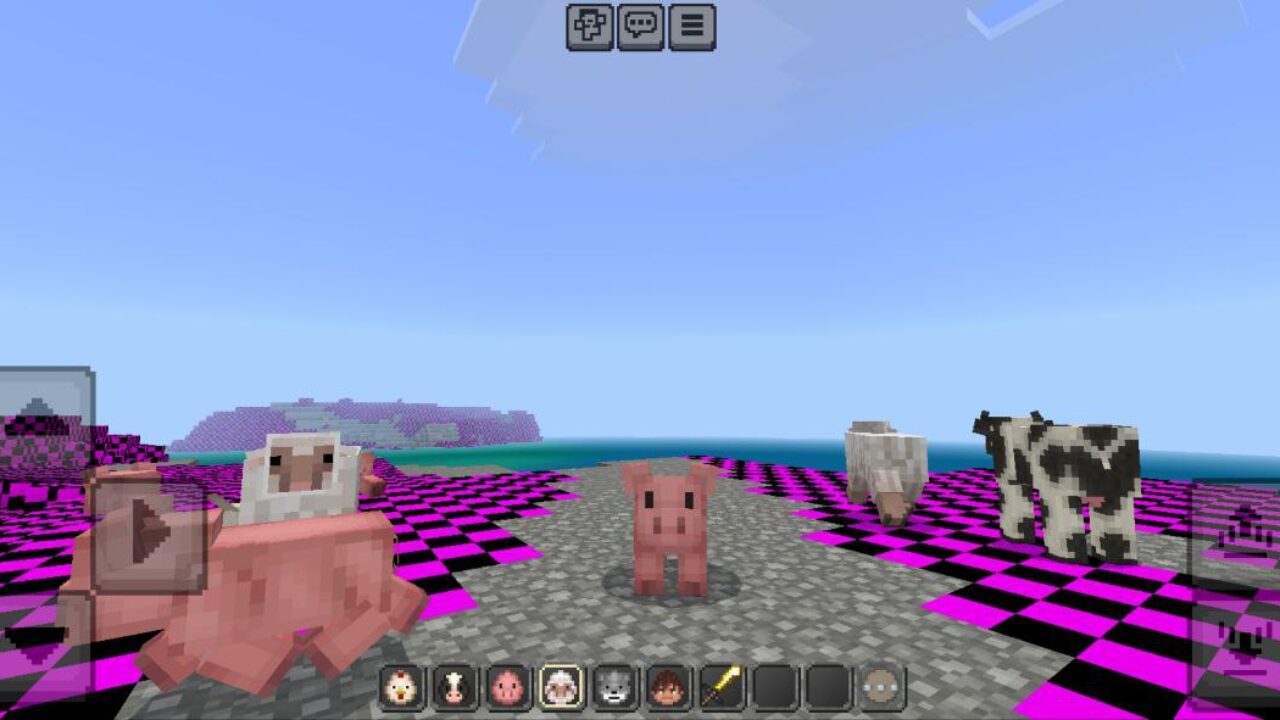 Animals from Moonshard Texture Pack for Minecraft PE