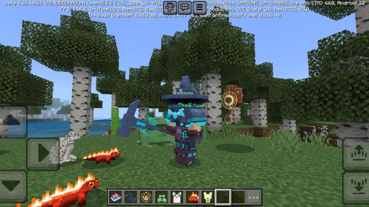 Armor from Mage Mania Mod for Minecraft PE