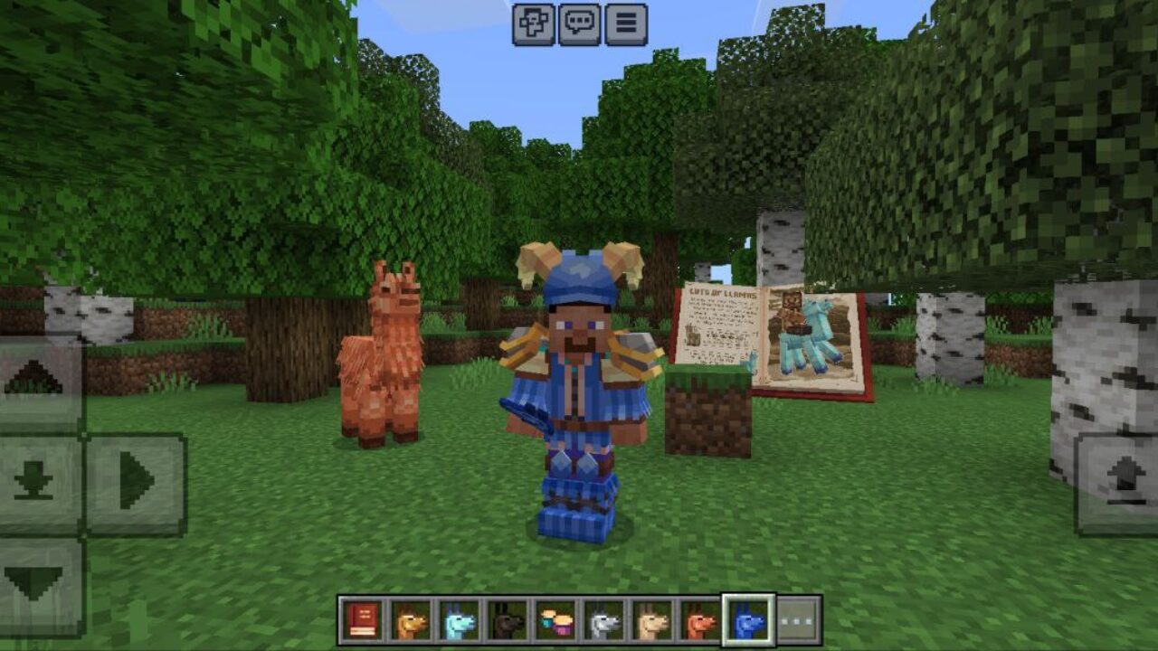 Armor from My Little Llama Mod for Minecraft PE