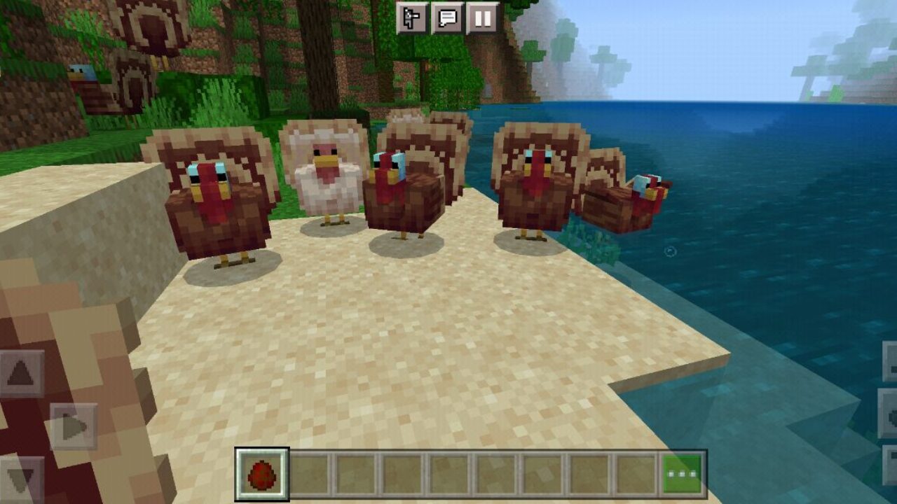 Birds from Turkey Mod for Minecraft PE