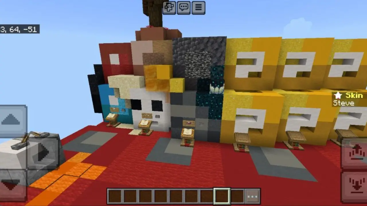 Block Battles Map for Minecraft PE