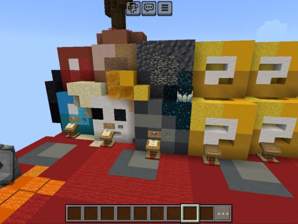 Block Battles Map for Minecraft PE