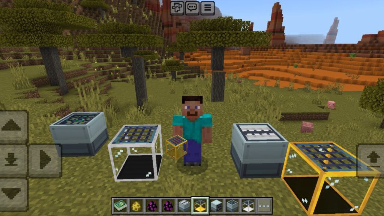 Blocks from XP Storage Mod for Minecraft PE