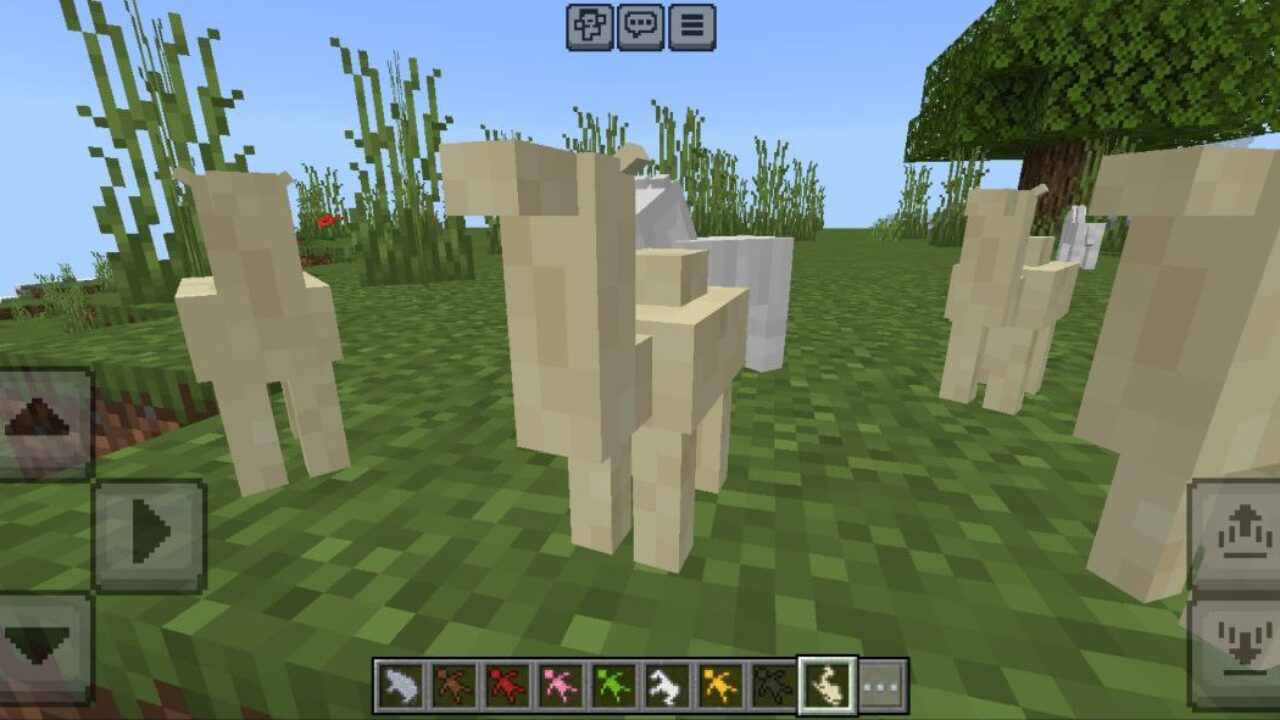 Camels from Wool Soldiers Mod for Minecraft PE