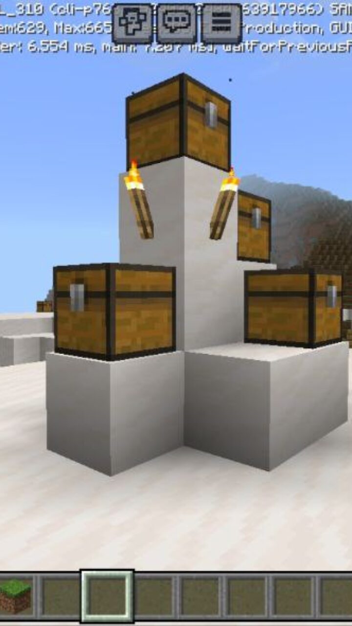 Chests from Fight or Fall Map for Minecraft PE