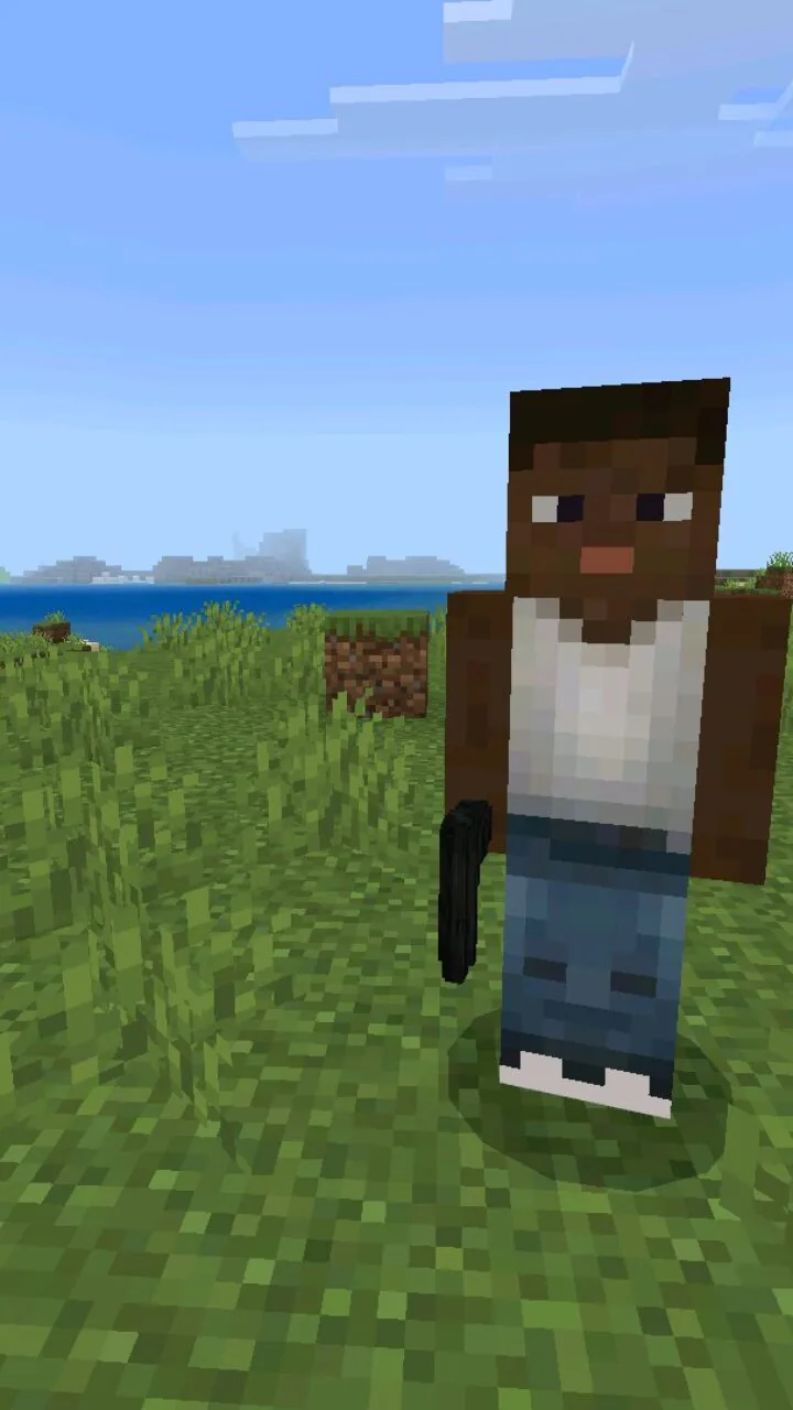 CJ from GTA Mod for Minecraft PE