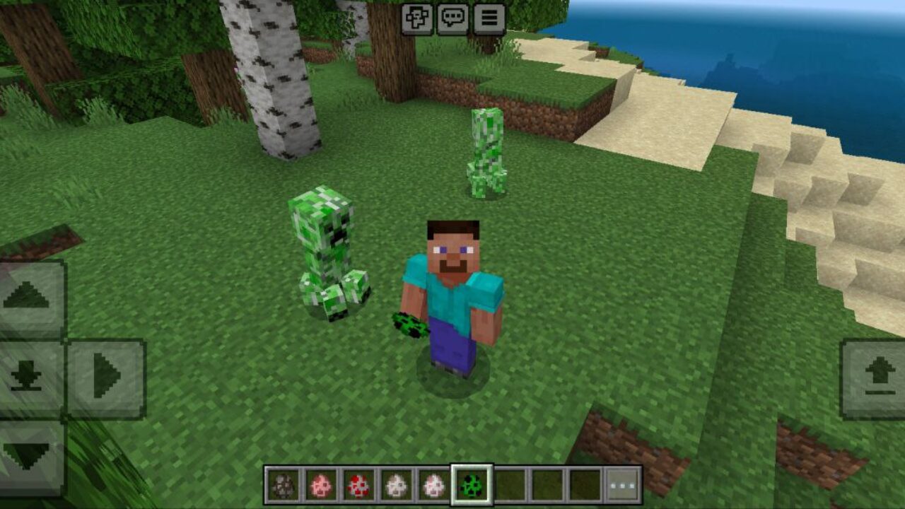 Creeper from Aplus Texture Pack for Minecraft PE