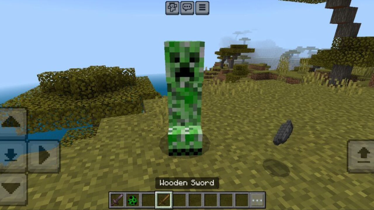 Creeper from One Hit Mod for Minecraft PE