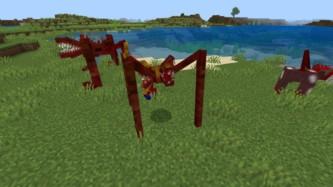 Monsters from Parasite Mod for Minecraft PE