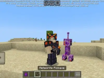 Falling Meteors Mod for Minecraft PE