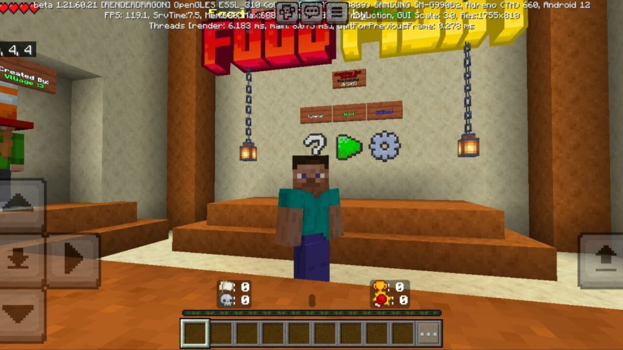 Food Fight Map for Minecraft PE