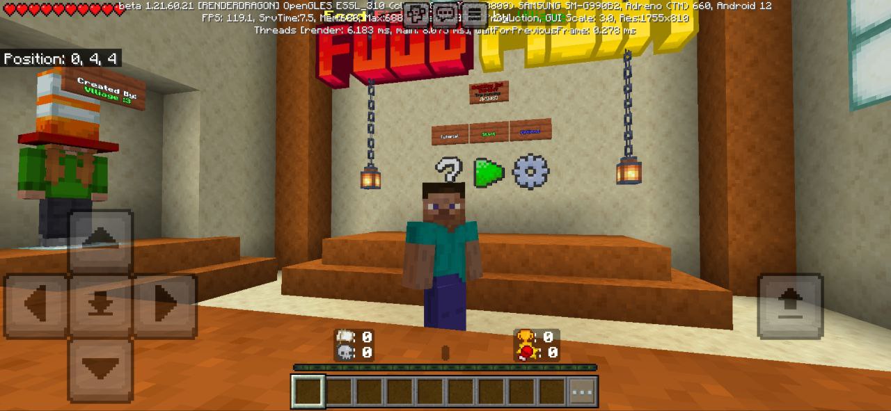 Download Food Fight Map for Minecraft Bedrock Edition
