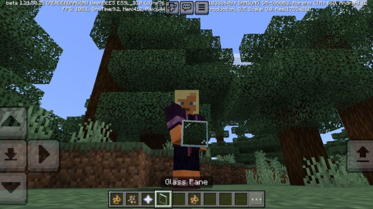 Glass Pane from Trade System Mod for Minecraft PE