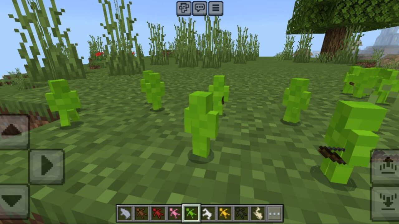 Green from Wool Soldiers Mod for Minecraft PE