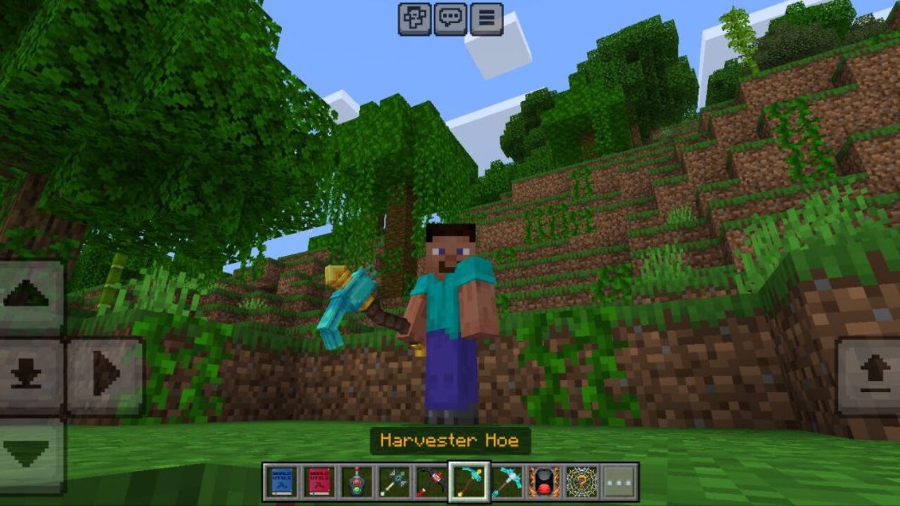 Hoe from World Utilities Mod for Minecraft PE