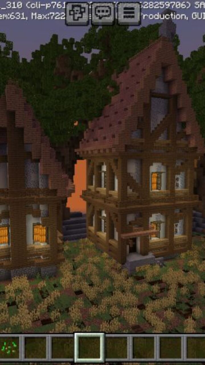 Houses from Pirates Region Map for Minecraft PE