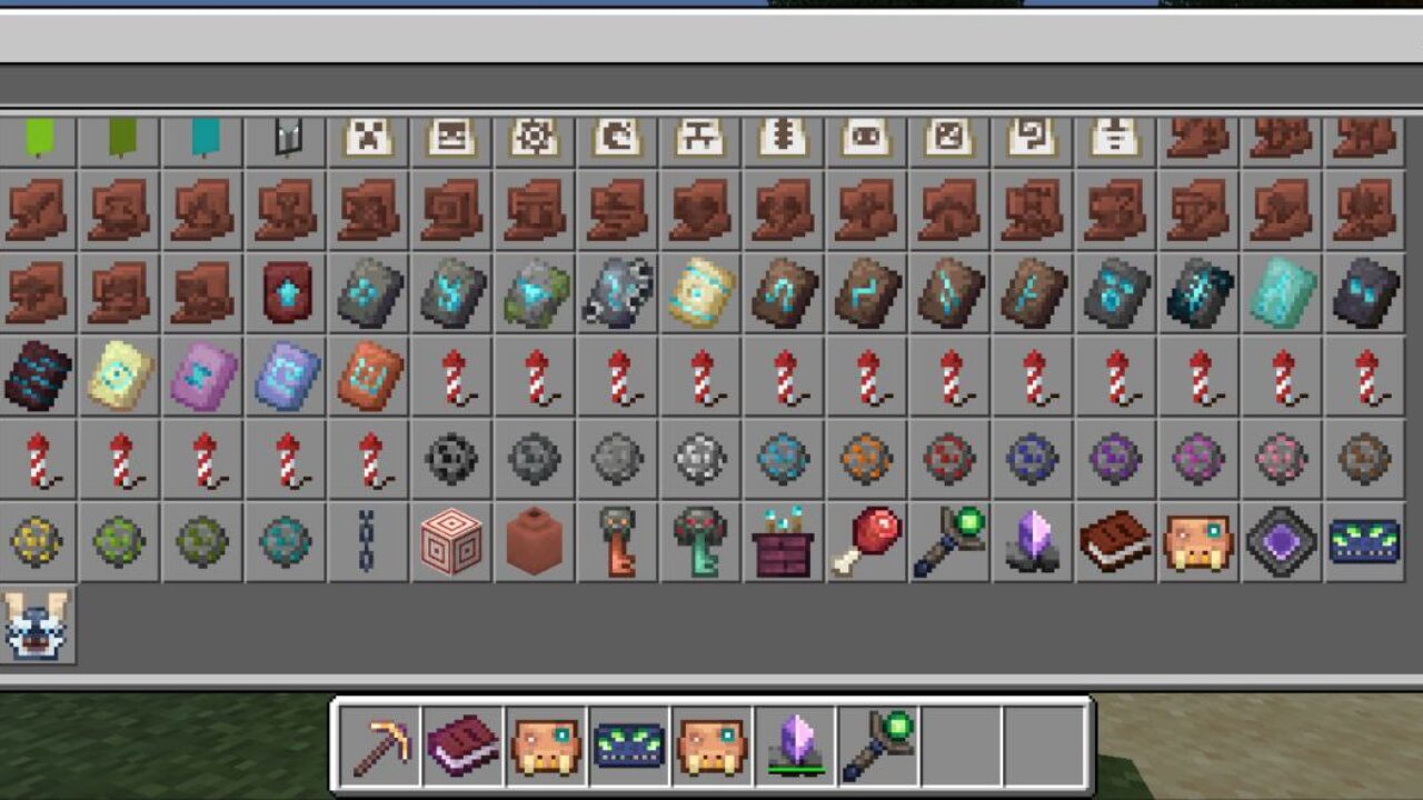 Inventory from Bosses Plus Mod for Minecraft PE