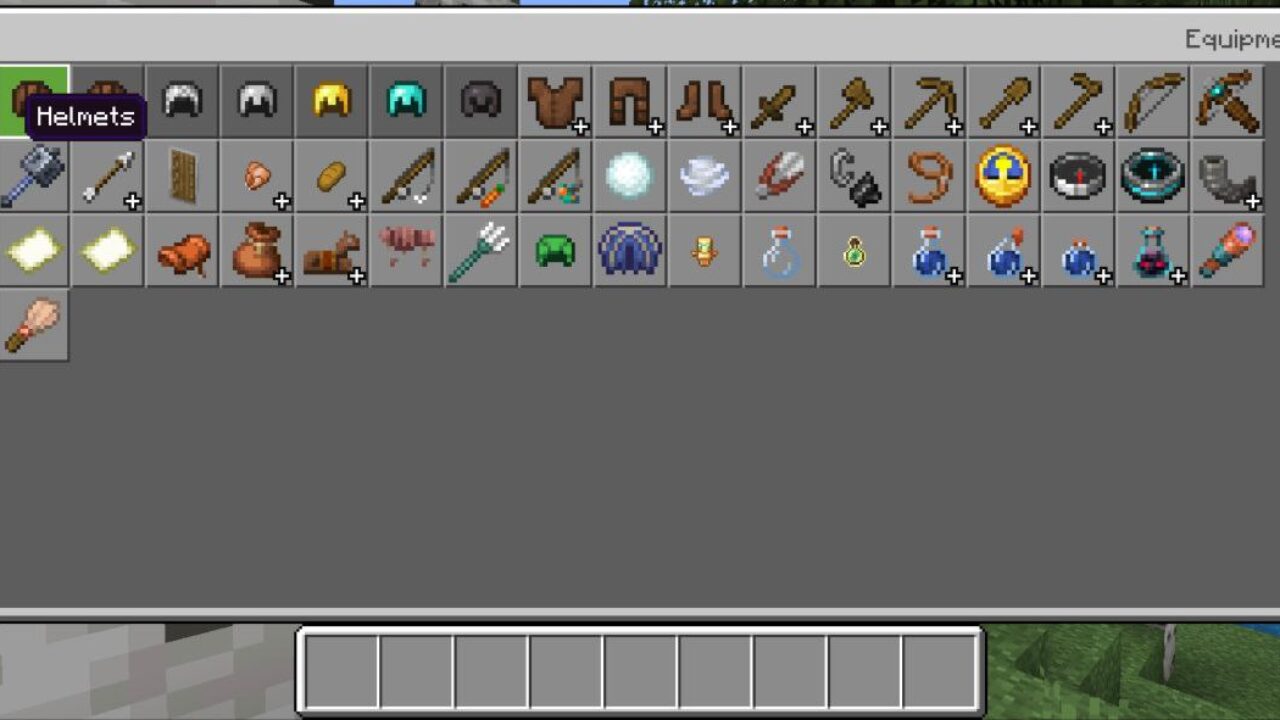 Inventory from Improved Plus Texture Pack for Minecraft PE