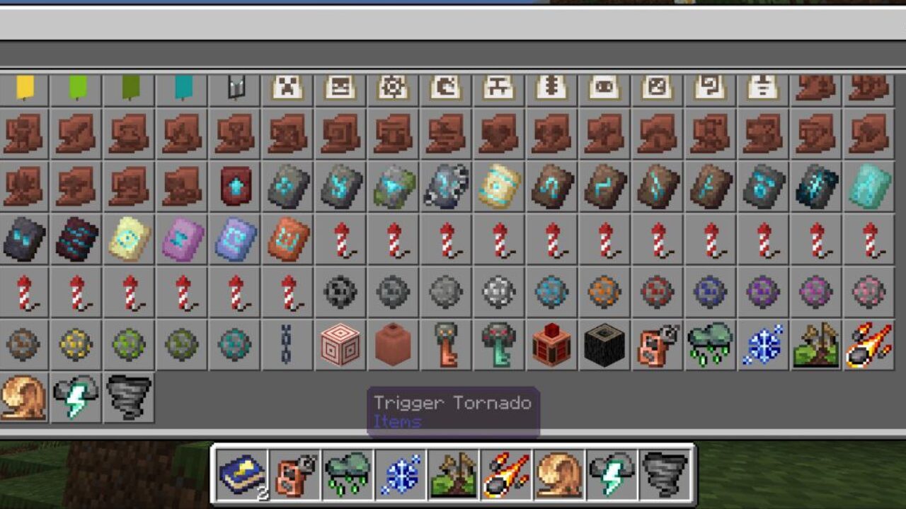 Inventory from Insane Disasters Mod for Minecraft PE