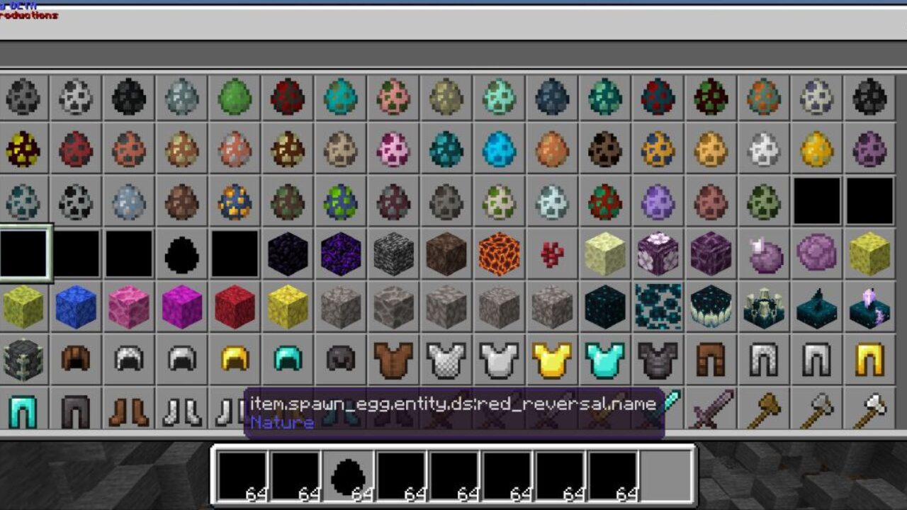 Inventory from Jujutsu Awakening Mod for Minecraft PE