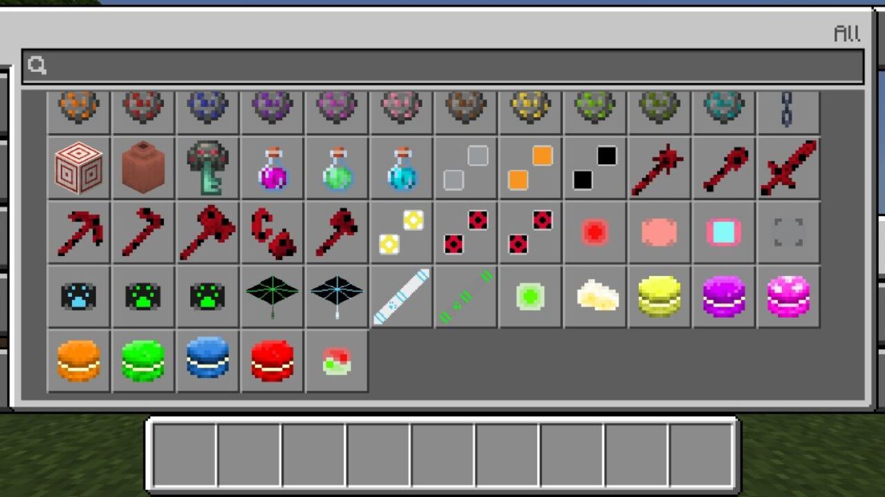 Inventory from Miraculous Craft Mod for Minecraft PE