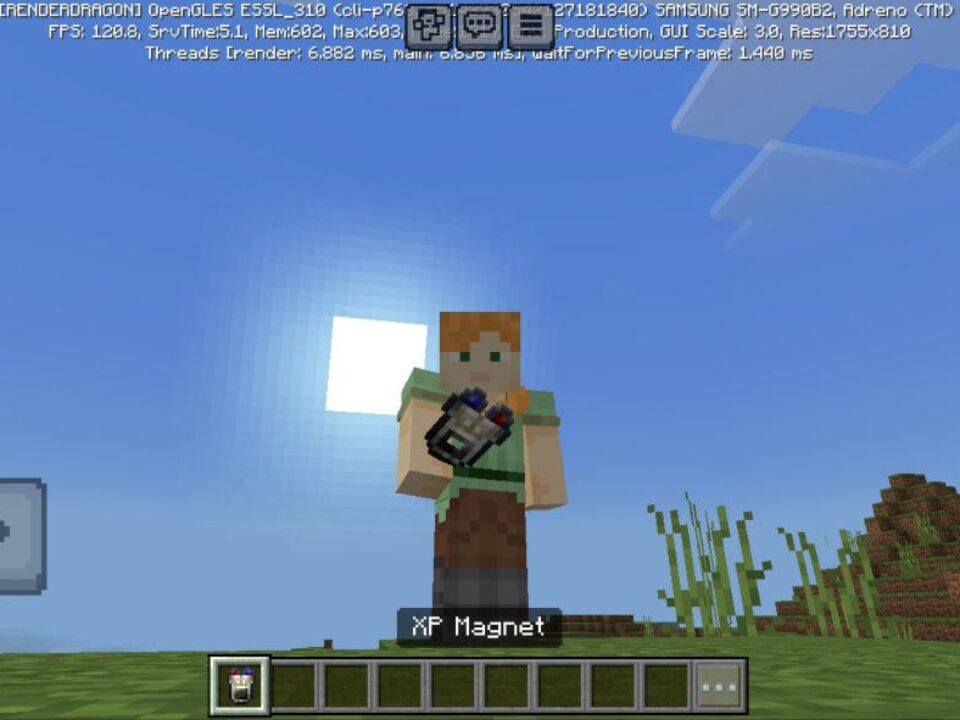 Item Magnet Mod for Minecraft PE