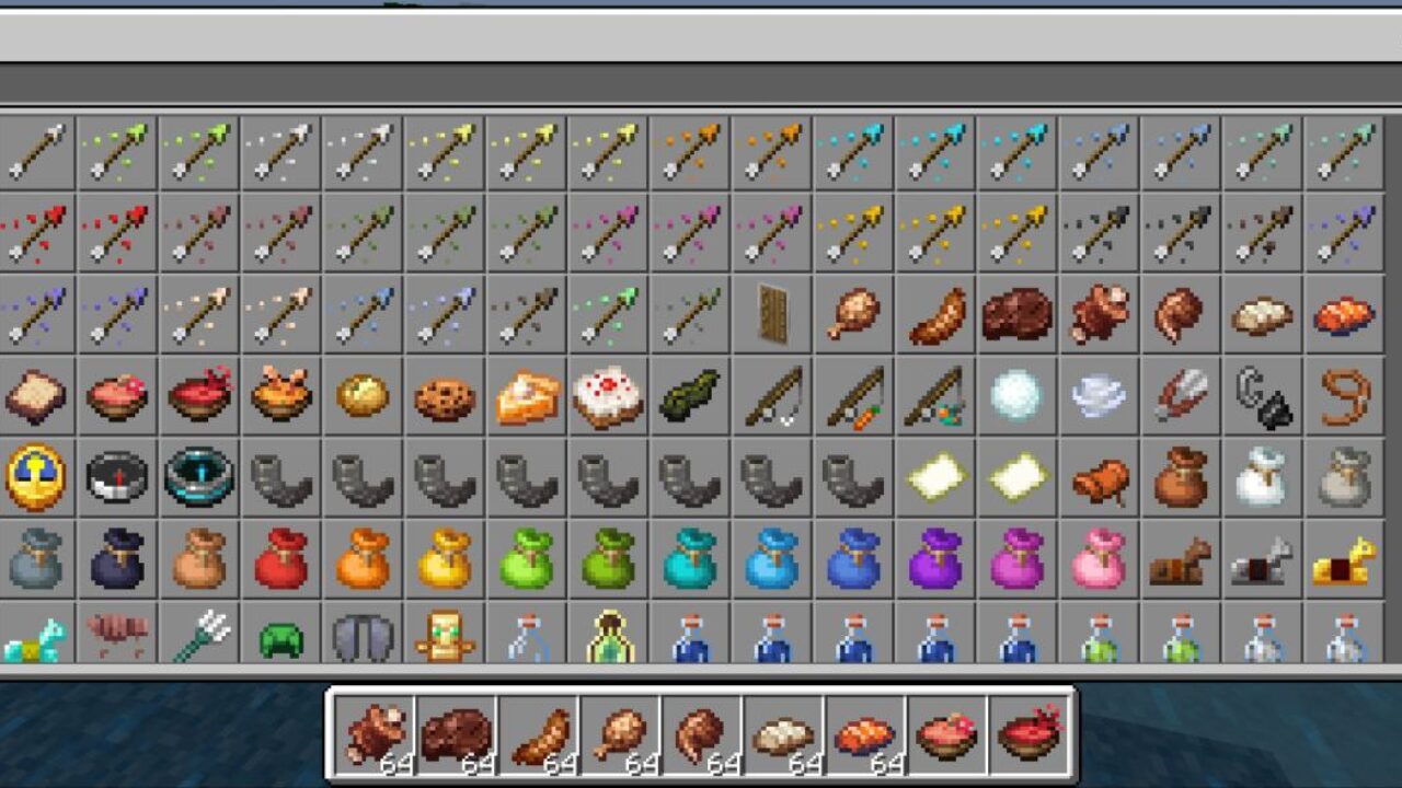 Items from Crops and Meat Mod for Minecraft PE