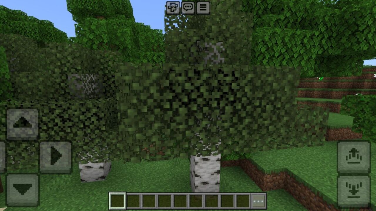 Leaves from Breath of the Nature Texture Pack for Minecraft PE