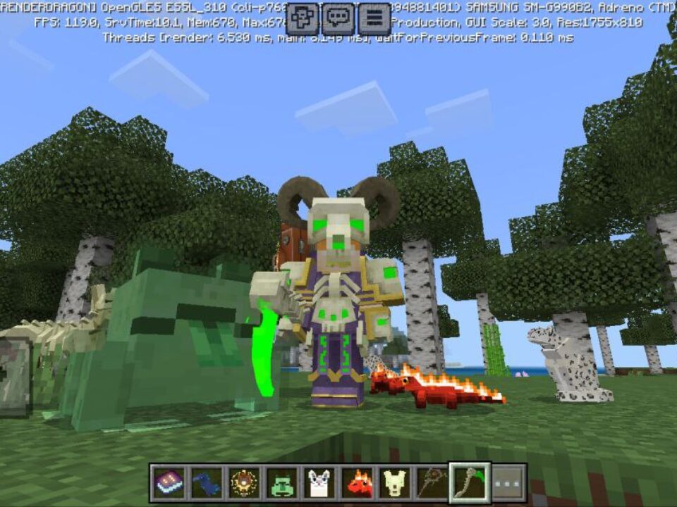 Mage Mania Mod for Minecraft PE