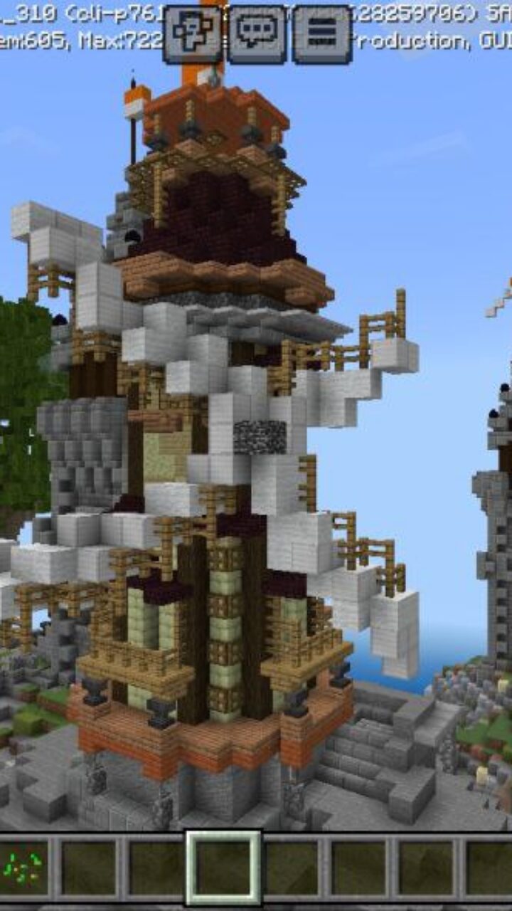 Mill from Pirates Region Map for Minecraft PE