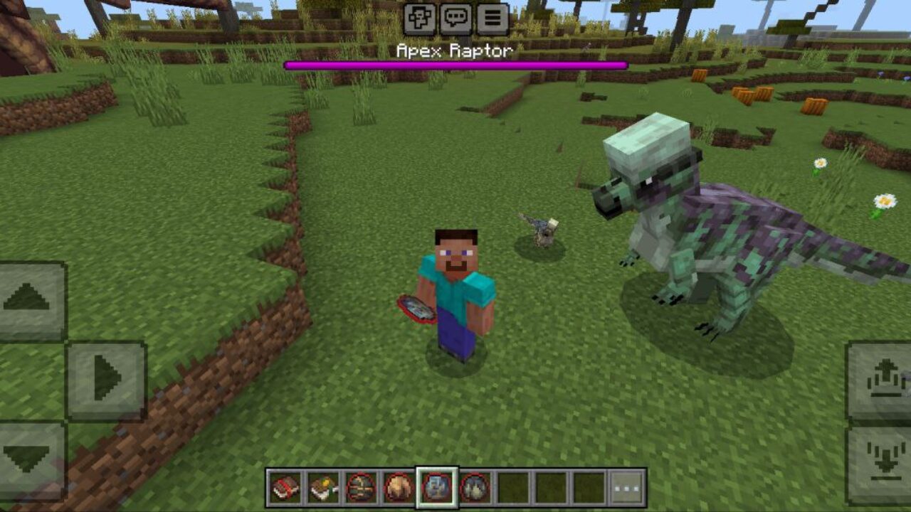 Mobs from Dinosaurs Mod for Minecraft PE