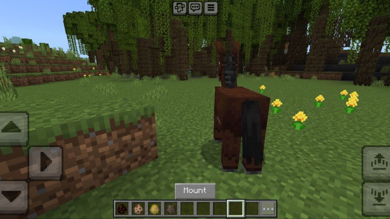 Mount from Dual Rider Mod for Minecraft PE