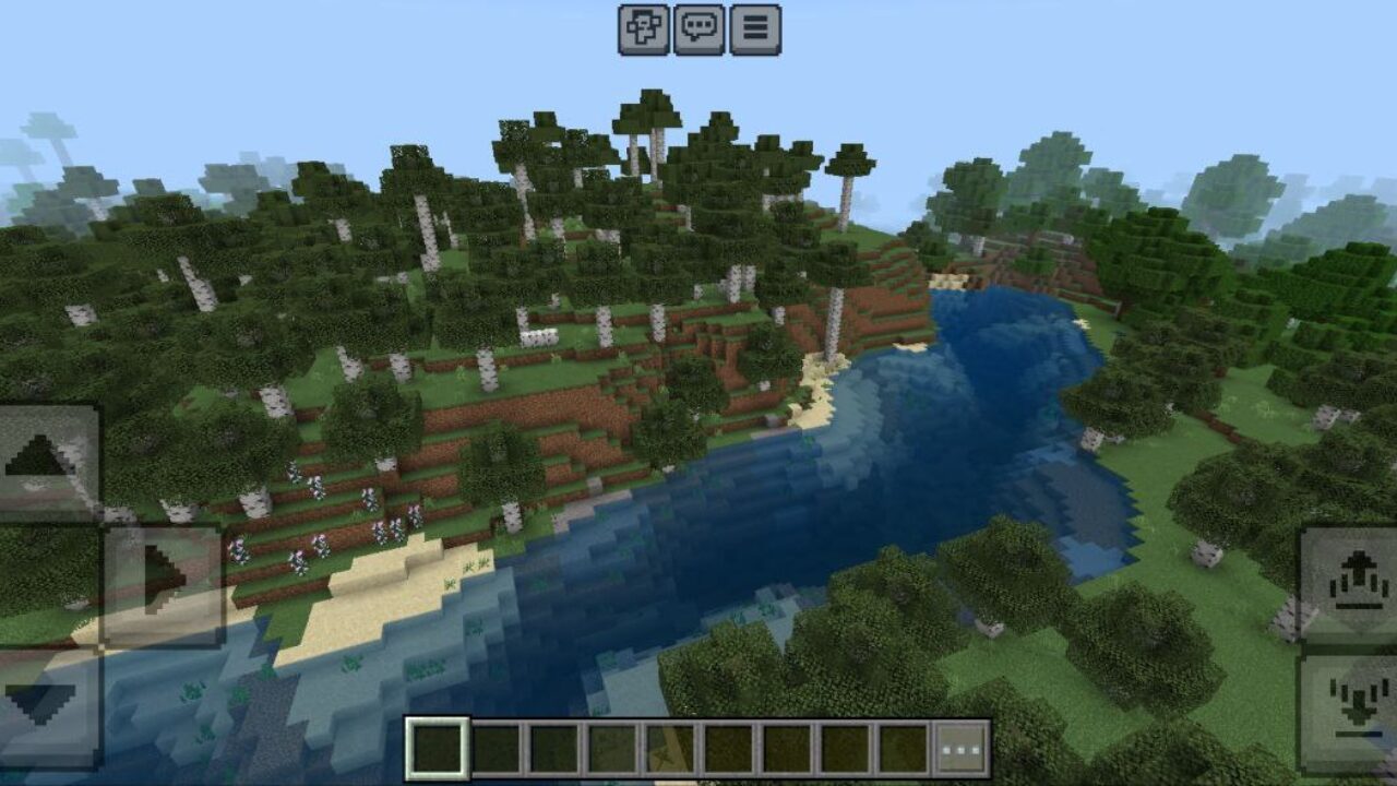 Nature from Clear Water Texture Pack for Minecraft PE