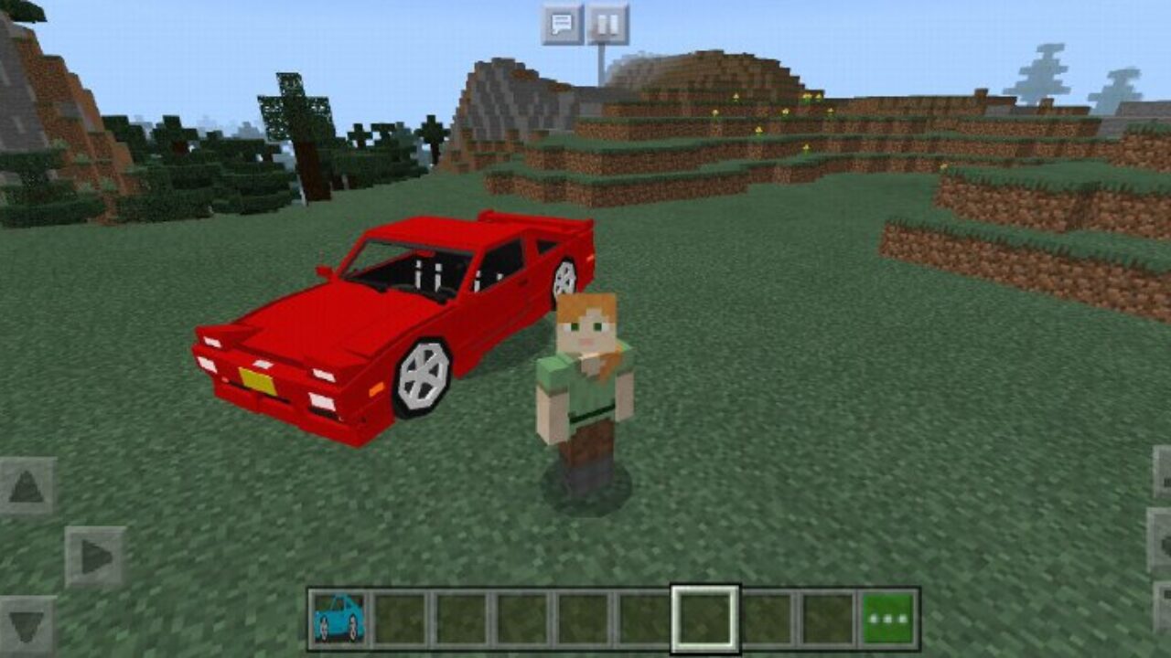 Nissan Silvia Mod for Minecraft PE