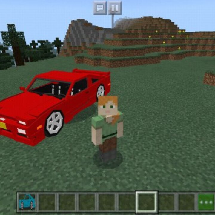 Nissan Silvia Mod for Minecraft PE